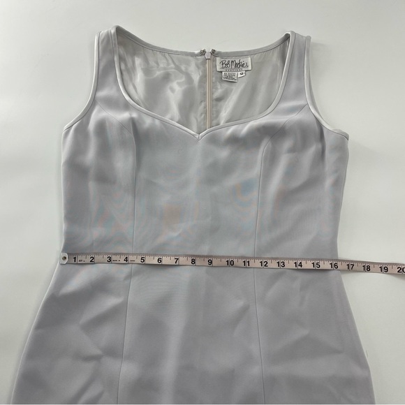 Bob Mackie Light Grey 3- piece Mother of Bride/ Groom dress with Jacket Size 10 - Picture 10 of 15